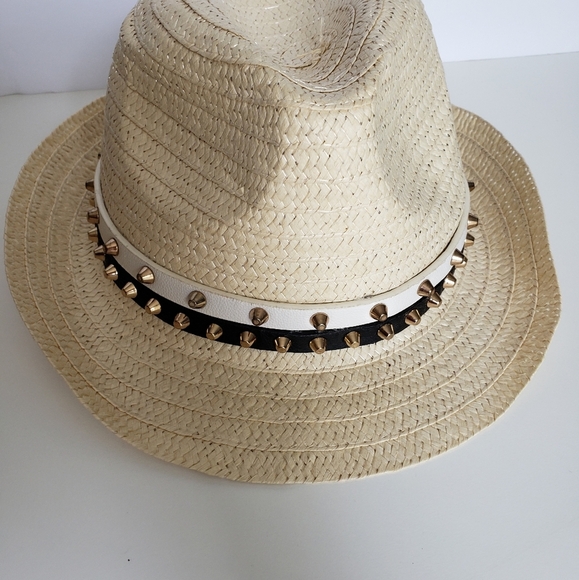 Boho Chic Hippie Studded Hat - Picture 1 of 9
